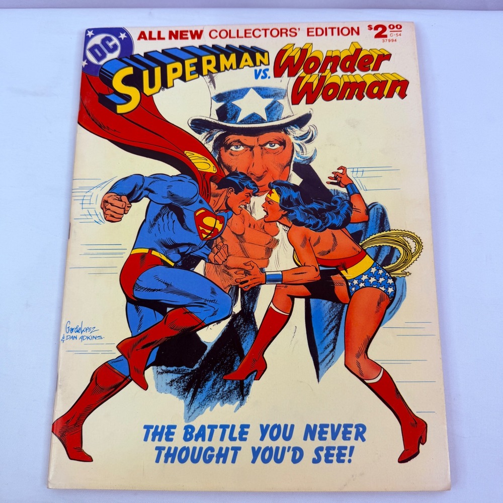 Superman vs Wonder Woman All New Collectors Edition C-54 DC Treasury Comic 1978